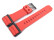 Bracelet de montre Casio pour GD-400, GD-400-4, résine, rouge