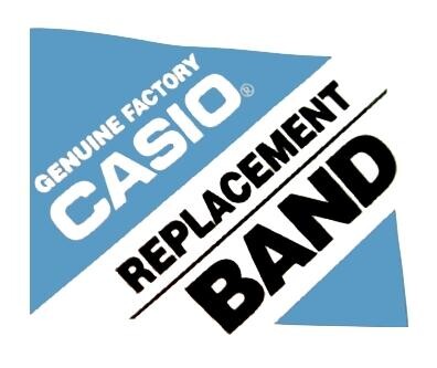 Bracelet-montre Casio pour BG-184, BG-184-7V, résine, transparente