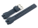 Bracelet montre Casio p. PRW-3000, PRW-3000-2, résine, bleu foncé