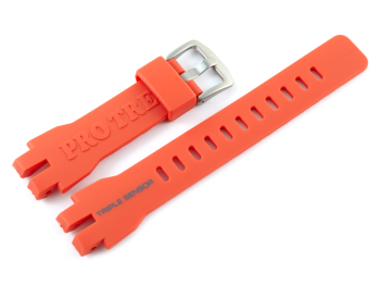 Bracelet montre Casio p.PRW-3000, PRW-3000-4, résine, orange