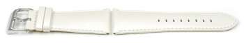 Bracelet montre Festina pour F16570, F16570/1, cuir, blanc iridescent