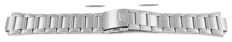 Bracelet Cuir Noir Casio Pour Montre EF-509L-1AV – Coutures Blanches, Neuf Sous étui