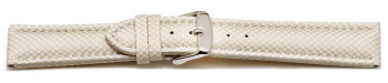 Bracelet-montre - rembourré - matériau high-tech - aspect textile - blanc
