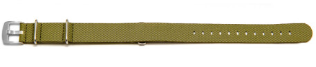 Bracelet-montre - NATO - matériau high-tech - aspect textile - vert