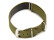 Bracelet-montre - NATO - matériau high-tech - aspect textile - vert