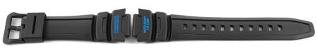 Bracelet montre Casio p. SGW-500H, SHW-500H-2, résine, noire