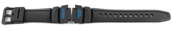 Bracelet montre Casio p. SGW-500H, SHW-500H-2, résine, noire