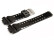 Bracelet de montre Casio pour GD-100HC, GD-100SC, résine, noire, finition brillante