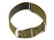 Bracelet-montre - NATO - matériau high-tech - aspect textile - vert 18mm