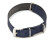 Bracelet-montre - NATO - matériau high-tech - aspect textile - bleu 18mm
