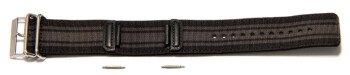 Bracelet original Casio GA-100MC-1AV, textile noir/ au...
