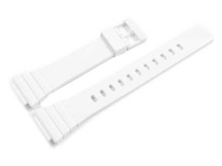 Bracelet original Casio blanc p. W-215H - finition brillante