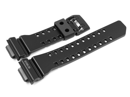 Bracelet Casio en résine noire pour GBA-400-1A, GBA-400, finition mate
