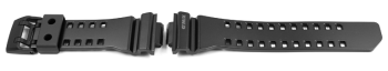 Bracelet Casio en résine noire pour GBA-400-1A, GBA-400, finition mate
