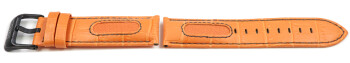 Bracelet Lotus pour 15788/2, 15788, cuir/textile, orange