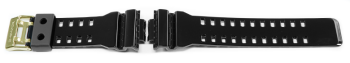 Bracelet Casio résine noire finition brillante boucle dorée GA-110GB GA-110GB-1