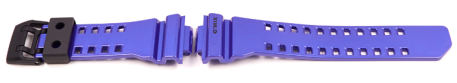 Bracelet Casio en résine lilas bleu pour GBA-400-2A, GBA-400