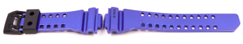 Bracelet Casio en résine lilas bleu pour GBA-400-2A, GBA-400