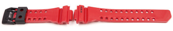 Bracelet Casio en résine rouge pour GBA-400-4A, GBA-400