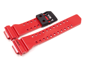 Bracelet Casio en résine rouge pour GBA-400-4A,...