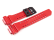 Bracelet Casio en résine rouge pour GBA-400-4A, GBA-400