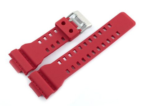 Bracelet montre Casio résine ROUGE pour GDF-100-4, GDF-100