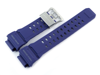 Bracelet Casio en résine bleue pour GW-9400NV,...