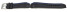 Bracelet caoutchouc Lotus noir-bande latérale bleue 18103/6, 18103