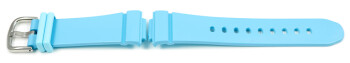 Bracelet montre Casio p. BGA-130-2, BGA-130, résine, turquoise
