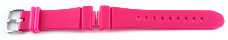 Bracelet Casio résine, rose vif p. BGA-130-4, BGA-130, finition brillante