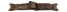 Bracelet de montre Casio tissu/cuir pour PAS-410B-5, PAS-410B