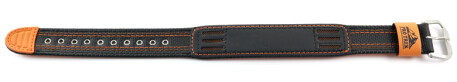 Bracelet montre Casio tissu/cuir PRW-5100G-4