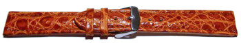 Bracelet de montre cuir de veau - Modèle African - marron clair