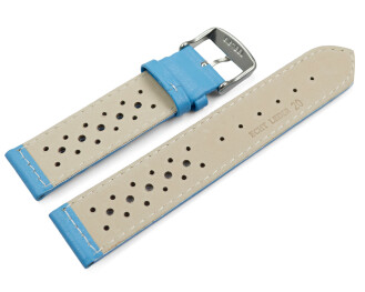 Bracelet de montre - cuir de veau perforé -...