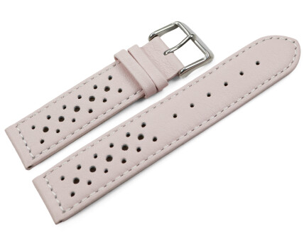 Bracelet de montre - cuir de veau perforé -...