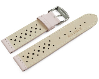 Bracelet de montre - cuir de veau perforé -...