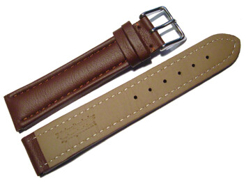 Bracelet de montre rembourré - imperméable - matériau High Tech - brun