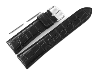 Bracelet de montre Casio pour EFR-526L, cuir, noir