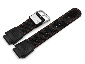 Bracelet Casio en tissu/cuir pour la montre SGW-1000B-4...