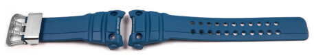 Bracelet montre Casio résine bleue pour GWN-1000-2