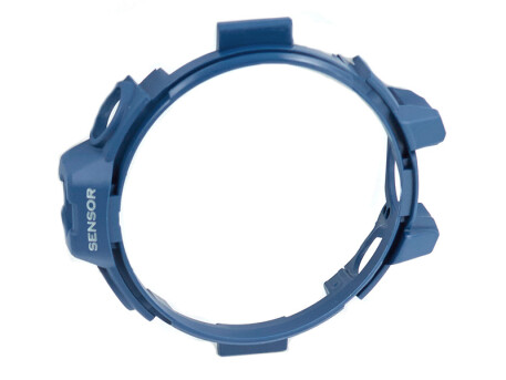 Bezel (Lunette) Casio en résine bleue pour GWN-1000-2