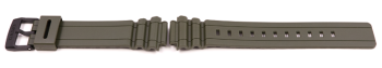 Bracelet montre Casio résine kaki vert militaire p. MRW-S300H-3, MRW-S300H