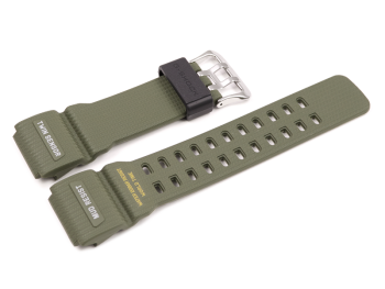 Bracelet Casio résine vert militaire  pour G-Shock...