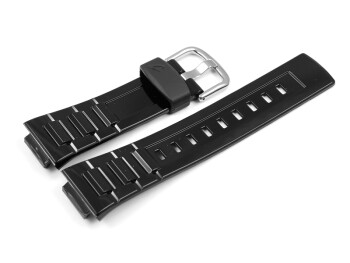 Bracelet montre Casio en résine noire très brillante p. BGA-1110GR