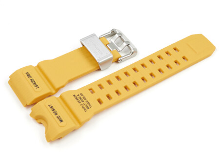Bracelet montre Casio jaune pour GWG-1000-1A9, GWG-1000 en résine