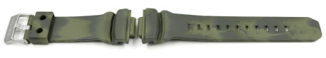 Bracelet montre Casio résine vert camouflage GA-100MM-3