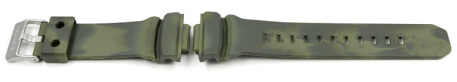 Bracelet montre Casio résine vert camouflage GA-100MM-3 