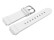 Bracelet montre Casio BabyG résine blanche pour BGA-131-7B, BGA-131