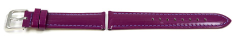 Lotus Bracelet montre en cuir violet pour 15746