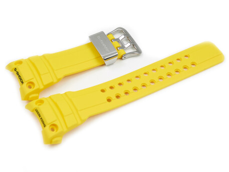 Bracelet montre Casio résine jaune pour GWN-1000-9  GWN-1000